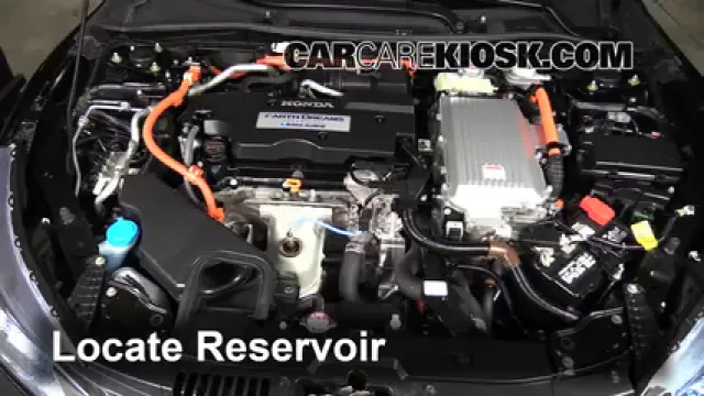 2015 Honda Accord Hybrid Touring 2.0L 4 Cyl. Líquido limpiaparabrisas Agregar líquido